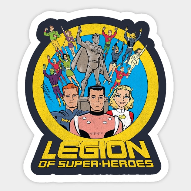 Legion of Super-Heroes Sticker by tdilport